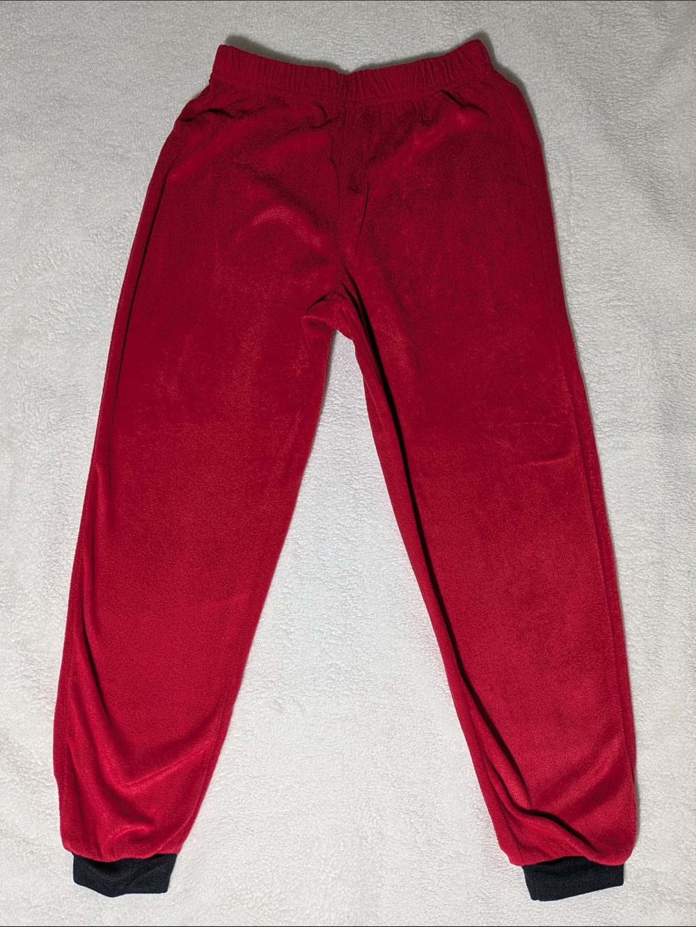 Holiday Pajamas Red Fleece Pajama Pants Kids Size 5/6 Comfort Elastic Waist